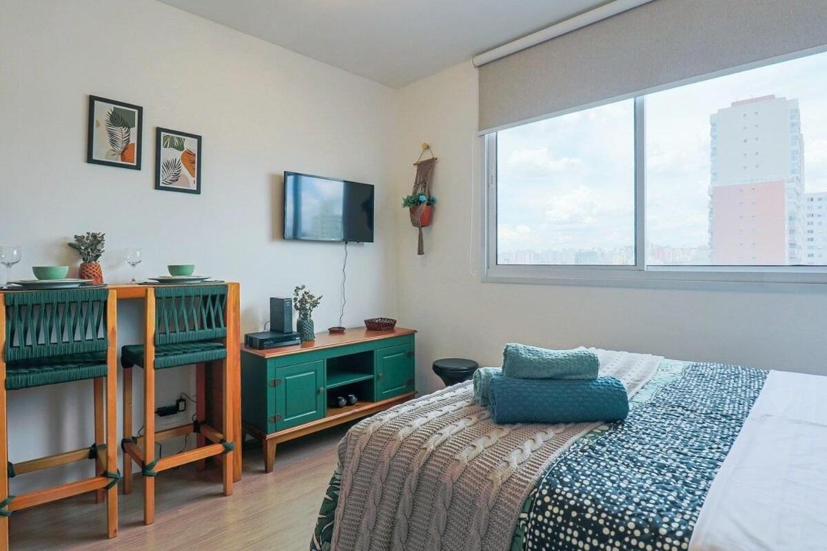 Aconchegante Studio No Bras Com Piscina/Metro Bras São Paulo Buitenkant foto